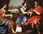 Lot and His Daughters Lorenzo Lippi